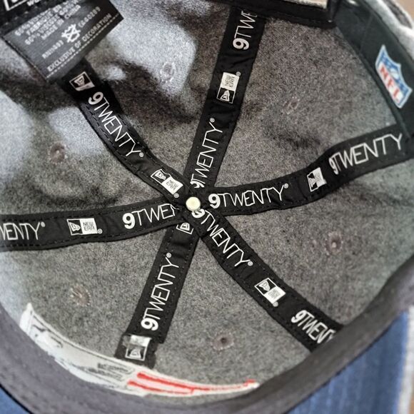 New Era NFL New England Patriots Dad Hat Cap Gray - Picture 7 of 7